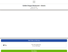 Tablet Screenshot of goldendragonastoria.com